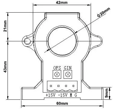 AHKC-EKA Hall Closed Open Loop Current Sensor