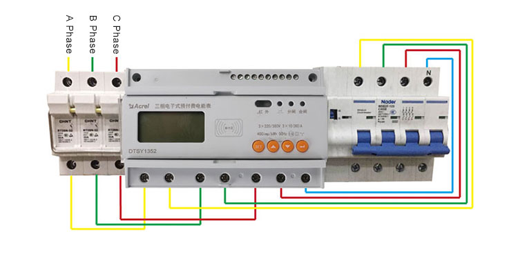 ADL300-EYNK three Phase Prepaid Energy Meter